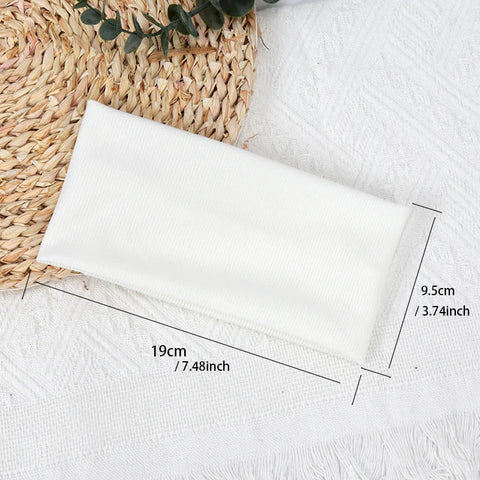 Elastic Solid Color Hair Bands for Fitness, Yoga & Sports - Unisex Headbands