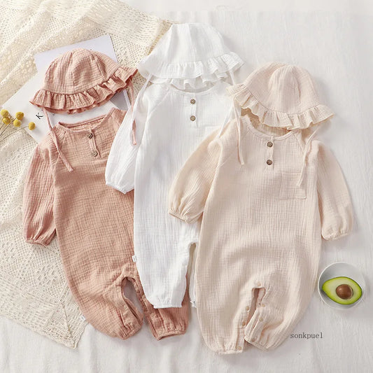 Baby Muslin Jumpsuit for Infants