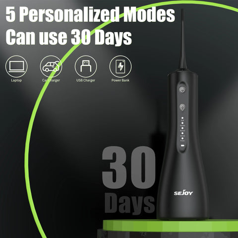 SEJOY Dental Oral Irrigator - Portable Teeth Cleaner