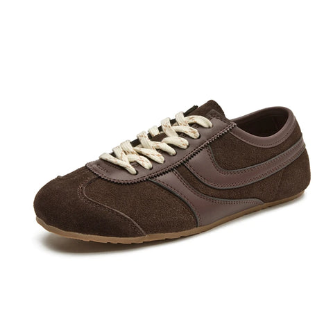 Duitse trainingsschoenen voor dames - Retro sneakers van echt leer