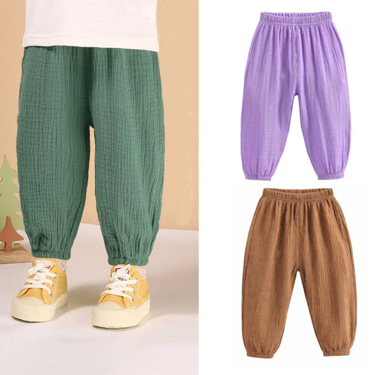 Summer Korea Casual Kids Pants