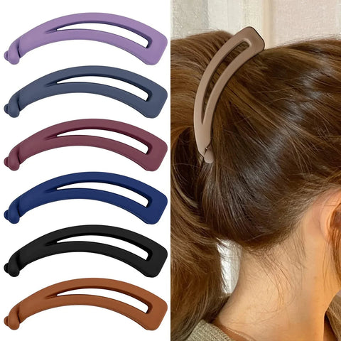 Matte Vintage Banana Clip - Perfect Hair Claw for All Styles