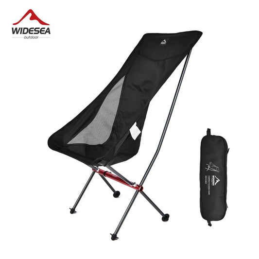 Widesea Camping Fishing Folding Chair - Portable Beach Chaise Longue for Relaxing and Leisure Travel