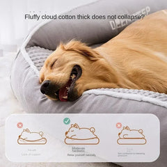 Cozy Pet Bed for Dogs and Cats – Perfect Winter Bedding for Small to Large Pets