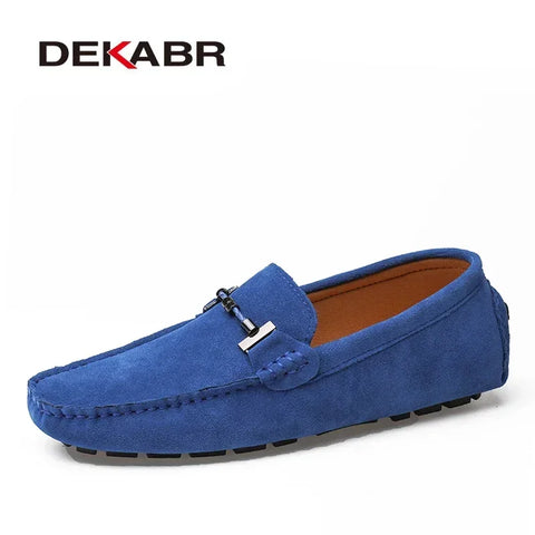 DEKABR Handgemaakte Heren Loafers Luxe Echt Lederen Casual Schoenen