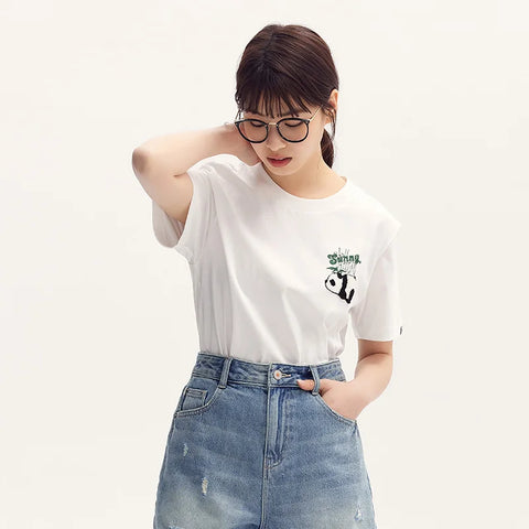 Semir dames T-shirt met korte mouwen en borduurwerk - zomercollectie 2024 
