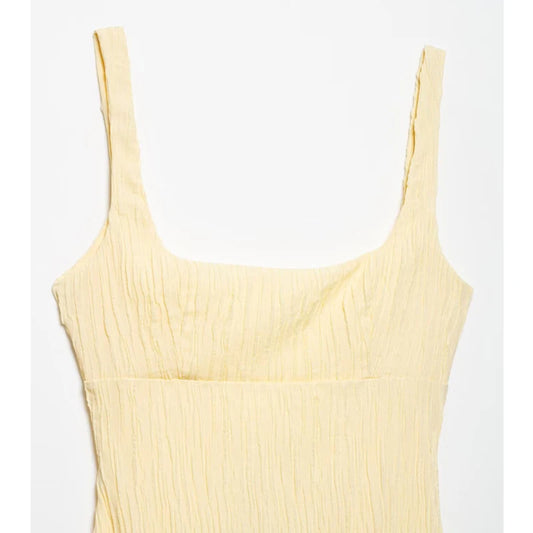 Elegant Pleated Slip Midi Dress for Women