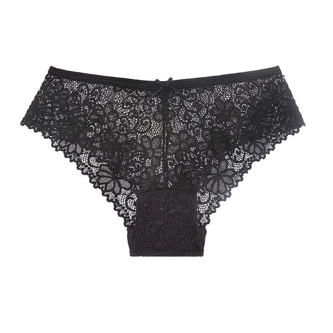 5 PCS/Set Mesh Briefs Lace Panties - Sexy Transparent Underwear for Women