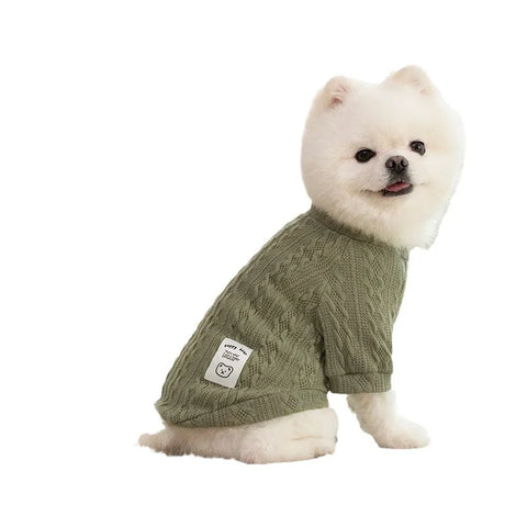 Cozy Pet Dog Warm Sweaters for Autumn and Winter - Stylish Knitwear for Cats and Puppies