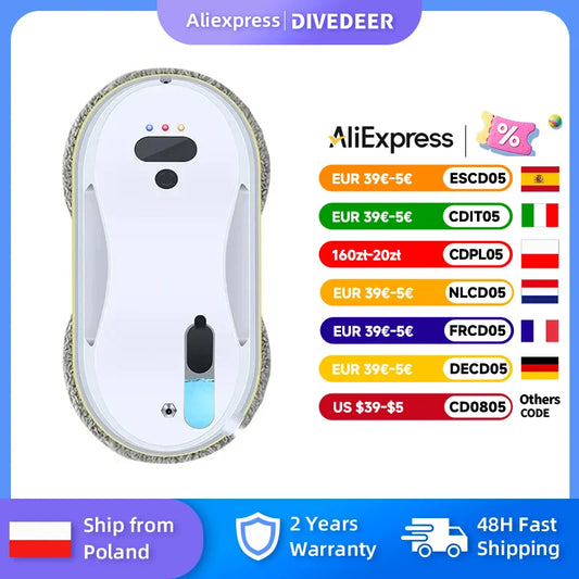 DIVEDEER Fully Automatic Window Cleaner