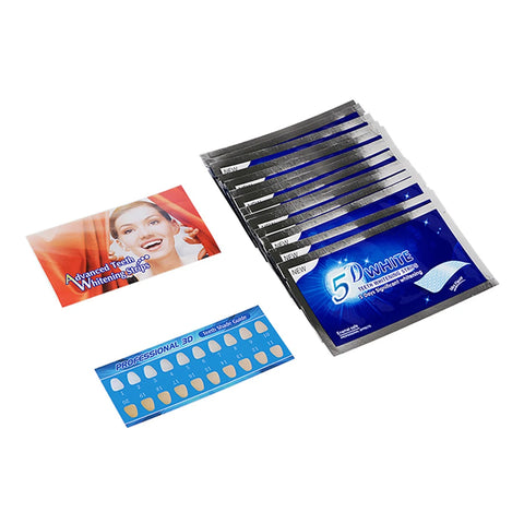 5D Teeth Whitening Strips - Effective Home Use Whitening Kit