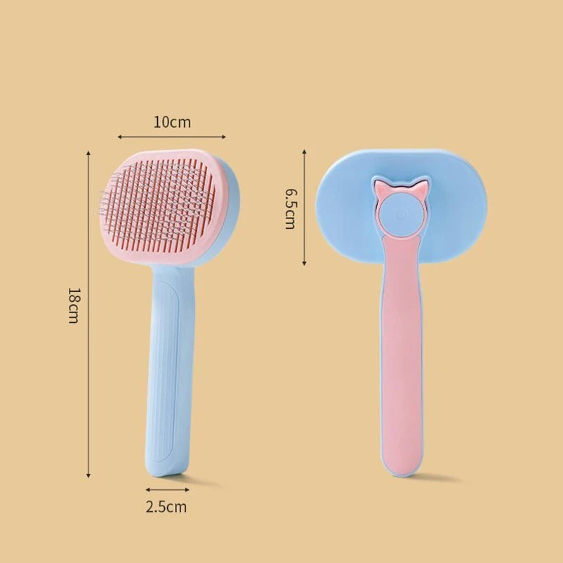 Blue Cat Brush for Dogs – Floating Hair Removal Comb