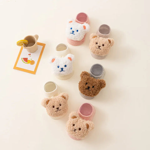 Cute Bear Newborn Baby Socks 0-3Y