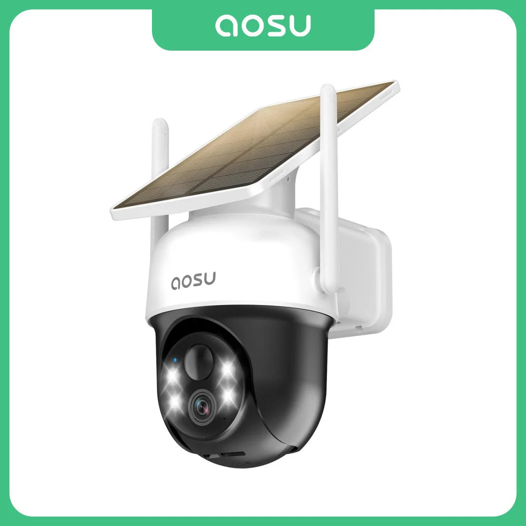 AOSU 3MP draadloze zonne-wifi-beveiligingscamera