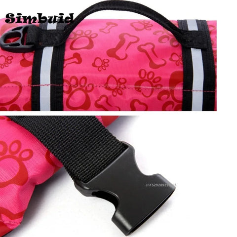 Dog Life Jacket for Large Dogs - Reflective Adjustable Safety Vest for Swimming, Surfing, and Sailing