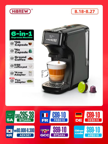 HiBREW 6in1 Capsule Coffee Machine