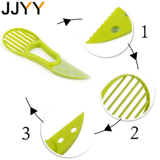 JJYY 3-in-1 avocadosnijder, -ontpitter en -schiller - keukenhulpmiddel voor avocadoliefhebbers