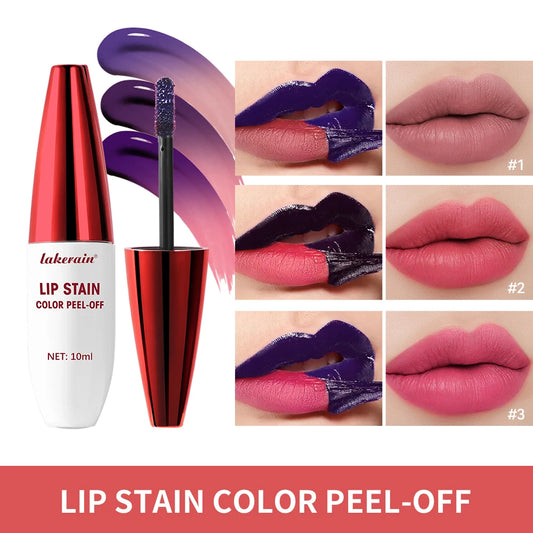 Water Resistant Lip Stain Peel Off - 24 Hours Matte Lipstick