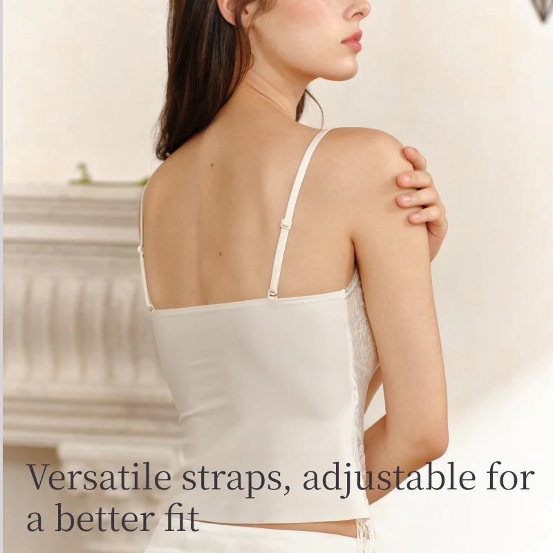 SUJIIN Sexy Lace Camisole Tank Tops for Women