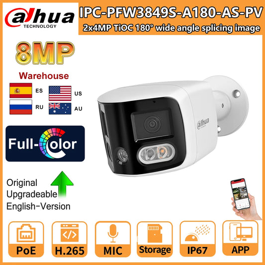 Dahua 8MP Bullet Camera IPC-PFW3849S-A180-AS-PV