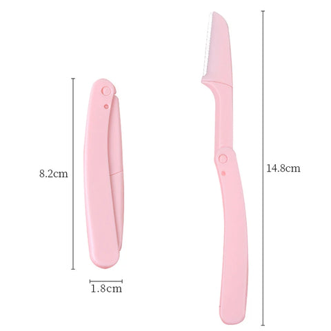 Karsyngirl 3pcs Fold Eyebrow Trimmer Kit – Makeup Tools for Effortless Grooming