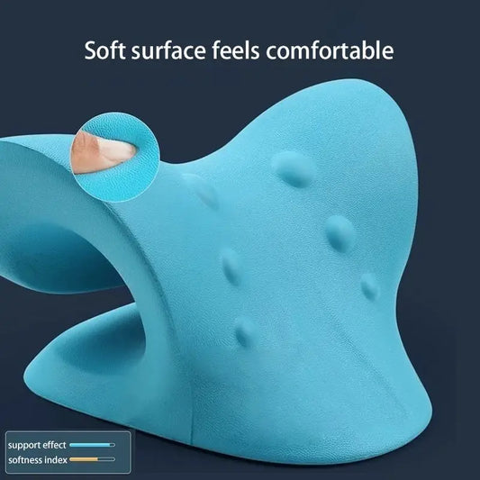 Neck Shoulder Stretcher Relaxer - Cervical Chiropractic Traction Device for Pain Relief