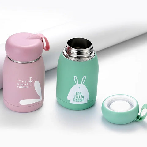 Mini 320ml Cute Thermos Bottle - Portable Thermal Mug for Kids and Girls