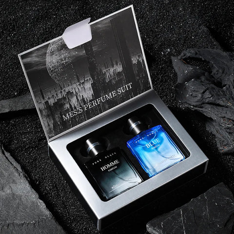 Man Perfumes Classic Pure BLUE Black EAU DE PARFUM with Pheromones - Azure Fragrance Body Spray for Men