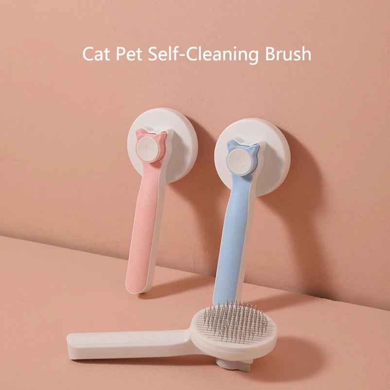 Self-Cleaning Cat Comb for Happy Cats