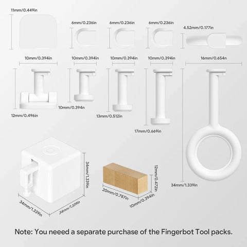 Tuya Zigbee Bluetooth Fingerbot Plus Robot Button Pusher