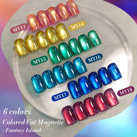 BORN PRETTY Fantasy Colored Cat Magnetic Gel Nail Polish 10ml