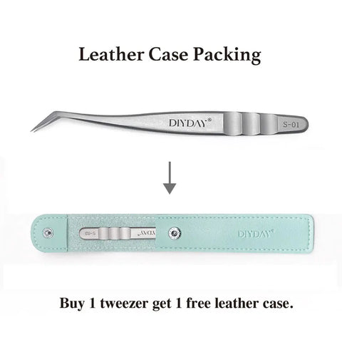 DIYDAY Anti-slip Eyelash Tweezers