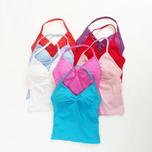 NCLAGEN Impact Longline Strappy Top Sports Yoga Vest