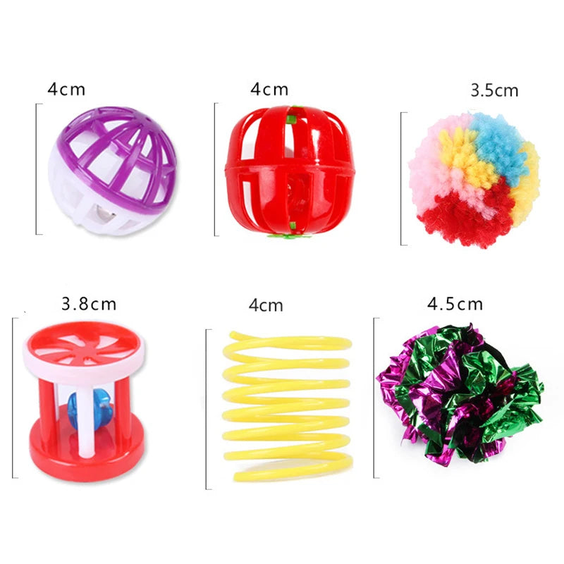Interactive Cat Toys Tunnel and Balls - Foldable Mouse Shape Tent for Fun Playtime
