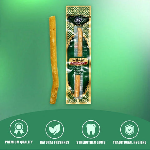 Natural Miswak Toothbrush - Traditional Dental Care