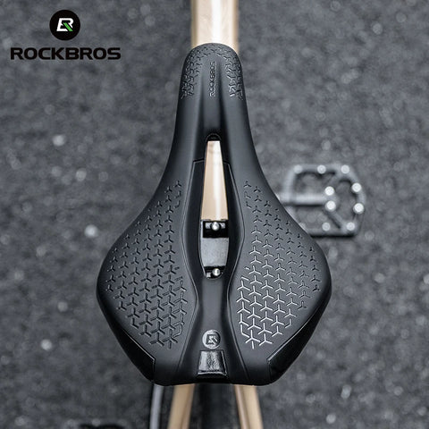 ROCKBROS Hollow Breathable Shockproof Bicycle Saddle for MTB and Road Bikes