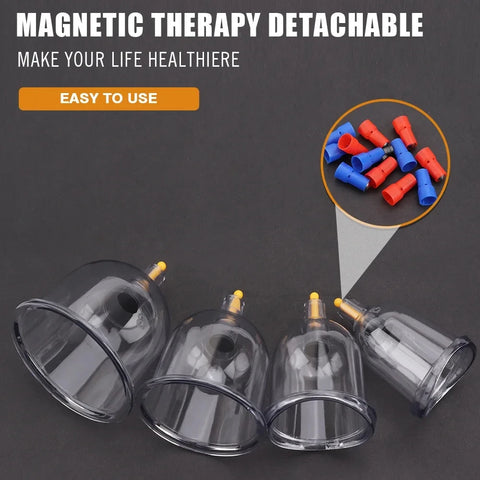 32 Jars Vacuum Cupping Therapy Set – Effective Massage and Physiotherapy Suction Cups for Whole Body Care