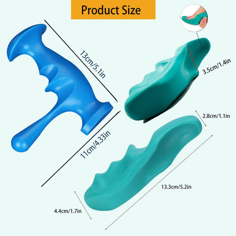 T-Shaped Massager for Deep Tissue Relaxation and Trigger Point Therapy