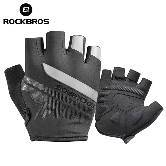 ROCKBROS Halfvinger fietshandschoenen - Schokbestendig, ademend en slijtvast