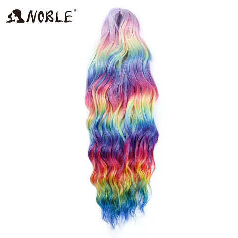 Noble Hair Water Wave Twist Crochet Hair - Ombre Blonde Pink 24 Inch