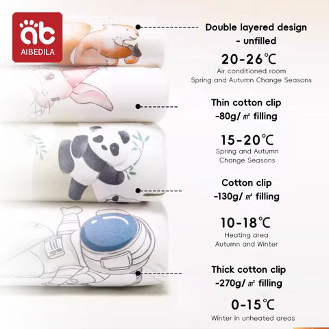 AIBEDILA Baby Sleeping Bag for Winter
