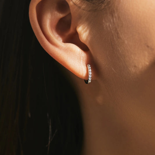 MODIAN D Color Sparkling Moissanite Earrings