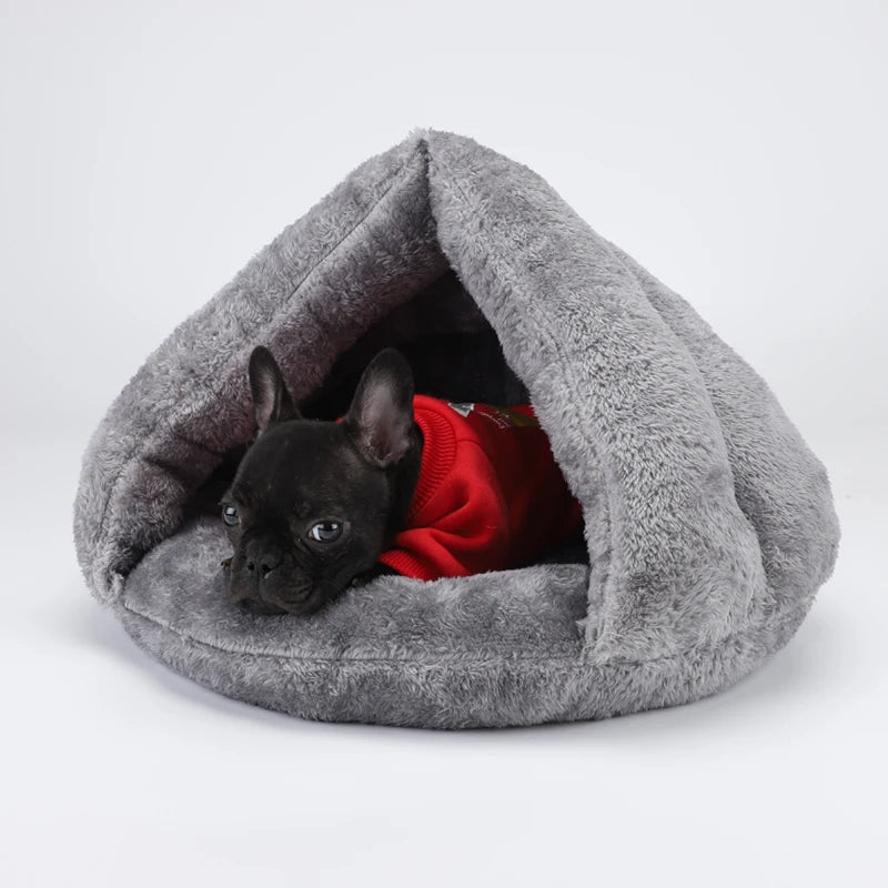 Cozy Plush Dog Bed – Perfect Small and Medium Pet Furniture for Dogs and Cats