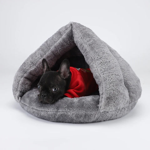 Cozy Plush Dog Bed – Perfect Small and Medium Pet Furniture for Dogs and Cats
