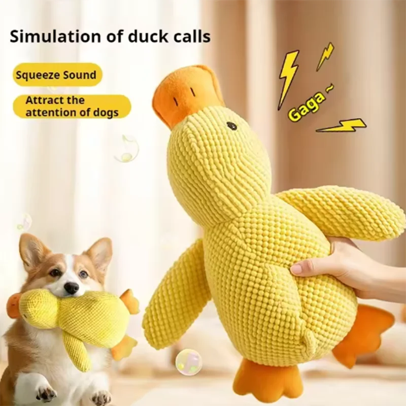 Stomping Duck Dog Toy - Bite Resistant & Interactive