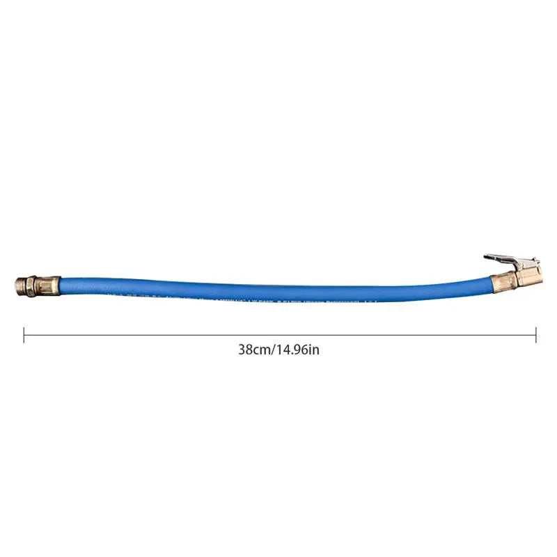 Portable Tire Inflator Hose - Essential Rubber Air Compressor Pipe for Cars and Motorbikes