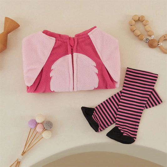 Tregren Infant Baby Girls Romper Set with Flamingo Design