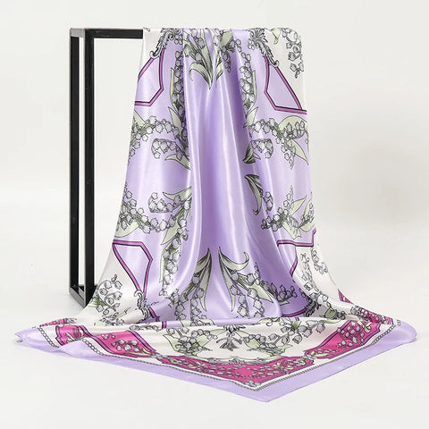2024 Luxury Silk Shawl Square Scarf
