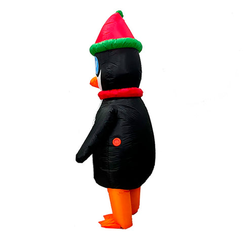 Opblaasbaar Pinguïnkostuum - Deluxe Halloweenkostuum voor volwassenen 