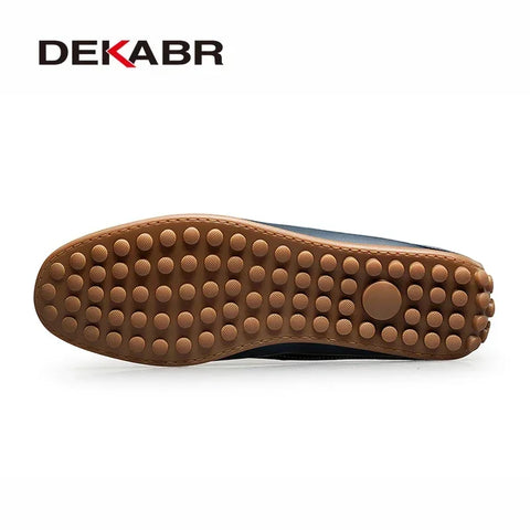 DEKABR Heren Casual Loafers van Echt Leer